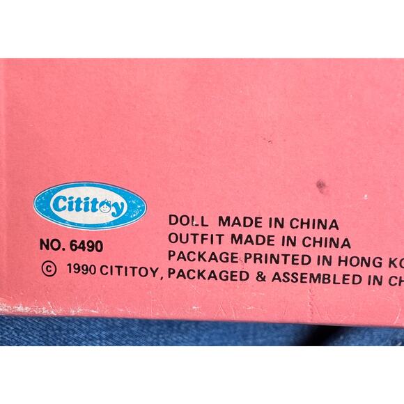 Vintage 1990 Sweetie Kids Doll Shelf Worn Box - Picture 6 of 12